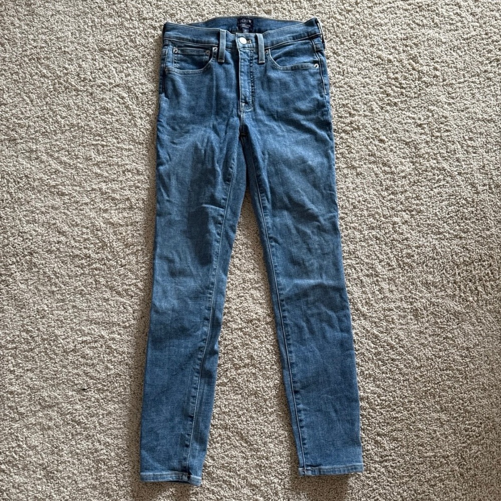 J. Crew Factory Women's Skinny Jeans, Sz 25 9” Mid-Rise